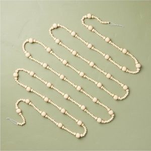 Hearth & Hand 12ft Wood Bead Garland